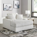 Roundhill Furniture Azulu Oversized Chaise, with Cup holders and USB Charging